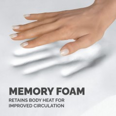 Fellowes Memory Foam Mouse Pad Wrist Support - Ultimate Comfort & Ergonomic Design for Enhanced Productivity